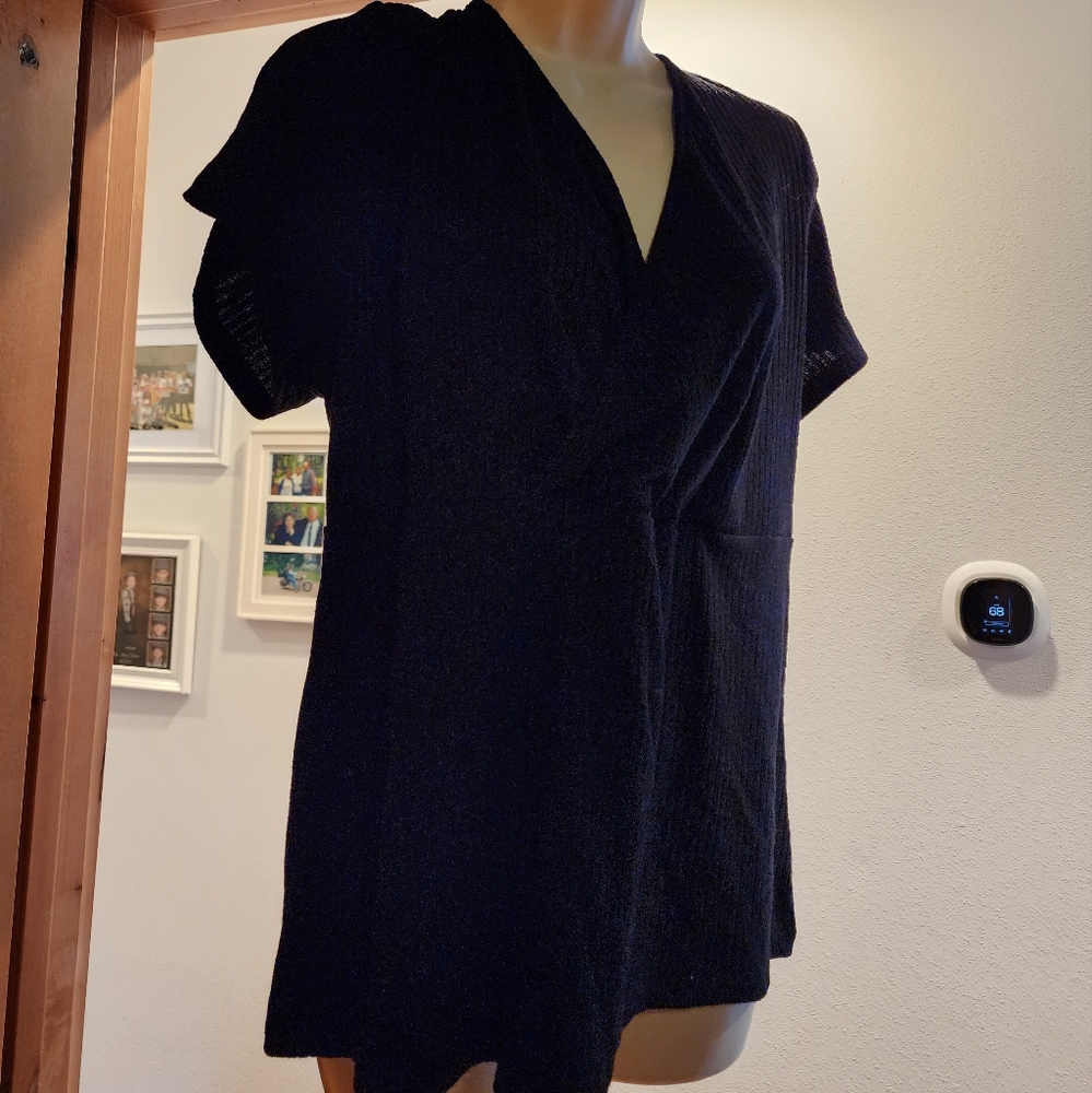 Torrid black sweater blouse
